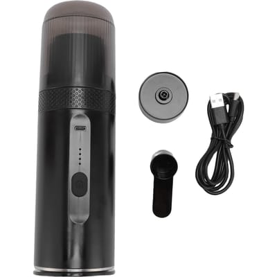 Draagbare Koffiezetapparaat Draadloos Verwarmend Automatisch Kleine Capsule Koffiezetapparaat Machine voor Buiten Auto gray