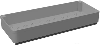 Lade organizer - Telescopische lade - Mand - Keukenkastorganizer - Uittrekbare laden - Opbergplanken voor keukenkasten - Uitschuifbare kastorganisator - Keuken organizer - 37,8 x 13,5 x 5,6 cm