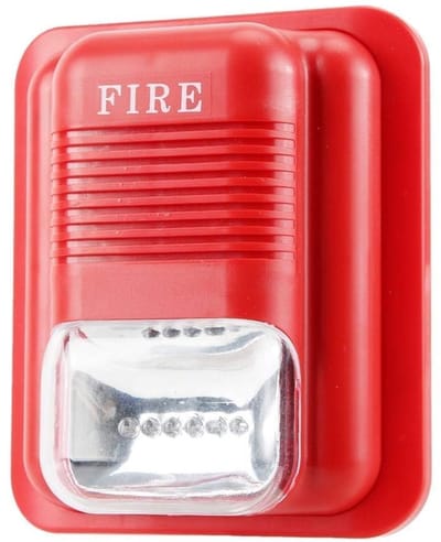 Dailygoody - Brandalarm Systeem - 24V Geluid en Licht Alarm