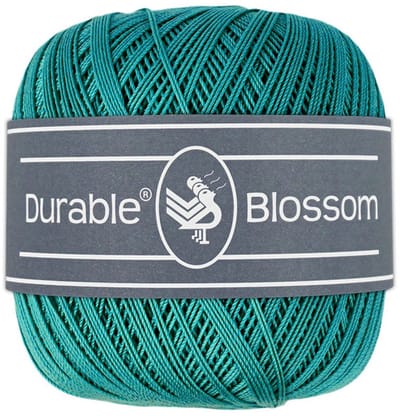 Durable Blossom - 2140 Tropical Green - Verfijnd Gemerceriseerd Katoen Garen
