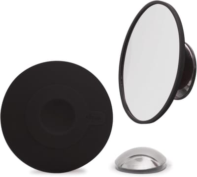 Make-up Spiegel - Vergrotende Spiegel - Precisie Make-up - Afneembare Zuigkop - 112 cm Diameter - Zwart