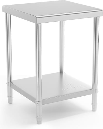 RVS werktafel - PREMIUM - 60 x 60 cm - 250 kg - Royal Catering