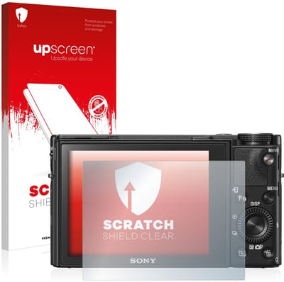 upscreen - Screenprotector voor Sony Cyber-Shot DSC-RX100 VI - Folie Beschermfolie transparant