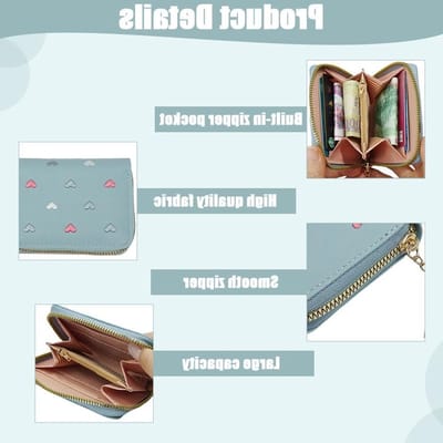 Mini portemonnee voor jongens en meisjes van zacht PU leer met rits, ster tassel, muntvak en kaartslots, ideaal voor dagelijks gebruik en stijl.