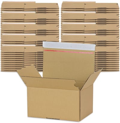 Oputec 100 x verzenddoos vouwdoos pakket automaat AK-35 213 x 153 x 109 mm