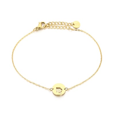 Bijoutheek Armband Virgo - Maagd Goud