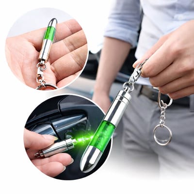 Antistatische Sleutelhanger – Anti Shock tegen Elektrische Schokken – Kogel Model met Indicator – Groen