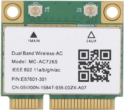 Draadloze WiFi Kaart met Bluetooth 4.2 voor Laptop | Snelle AC Dual-Band Netwerkadapter