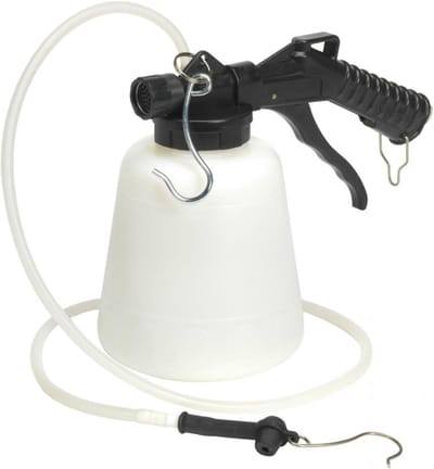 Pneumatische Remontluchter Set - Remvloeistof Wisselaar - Remmen Ontluchten - Magneetbodem - 1L + 0.75L Fles - Transparant