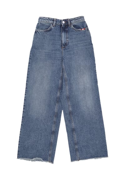 Damesjeans W Linda Used Cut Denim Denim