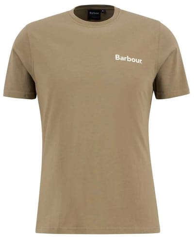 Barbour Camber T-shirt Met Korte Mouwen Grijs M Man