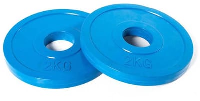 Olive Fractional Olympische Schijf 2kg Blauw 2 kg