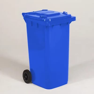 Engels Blauwe Afvalcontainer – 240 Liter, Hdpe Kunststof