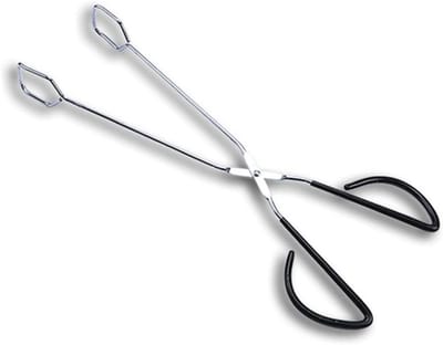 Schaar Voedseltang - Keukentang Grilltang - Koken en Grillen - Roestvrij Staal - 16 Inch - Zilverkleurig