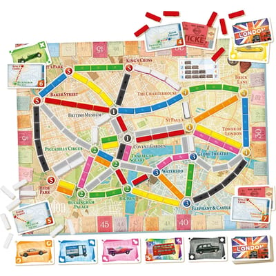 Bordspellen Days of Wonder Les Aventuriers du Rail : Londres
