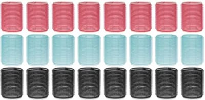 Set van 24 zelfklevende haarkrullers voor hittevrije krulstyling in trendy kleuren