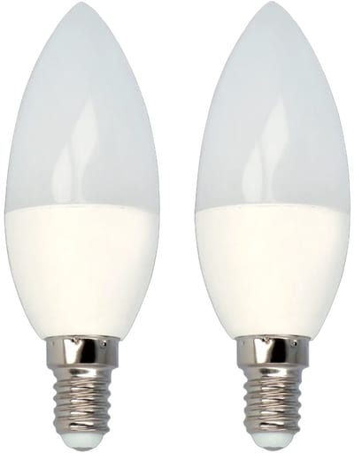 LED line LITE LED Kaarslamp C37 E14 - 6W (vervangt 40W) - 522lm - Ø37mm - 230V - Energiezuinig - 2 stuks