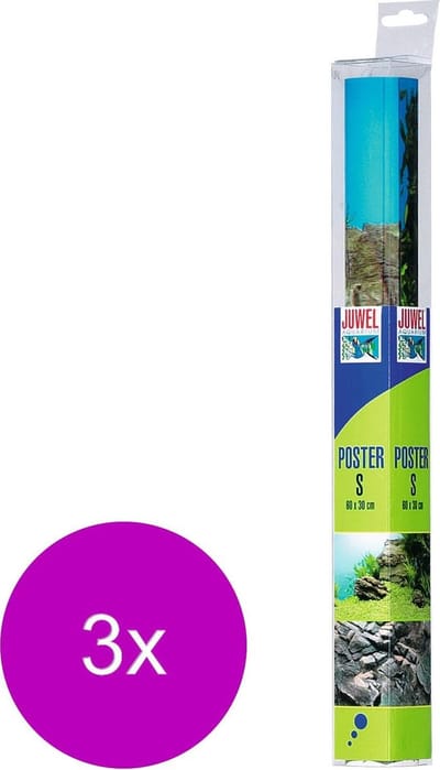 Juwel Achterwand Poster 1 S - Aquarium - Achterwand - 3 x 60x30 cm