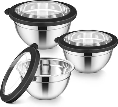 Dailygoods - Herogo Mengkom set 3 stuks (zwart)