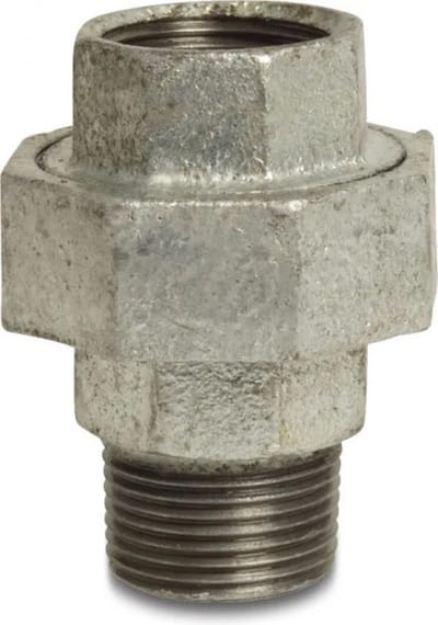BOSTA Nr. 341 - Gegalvaniseerde koppeling 1x1