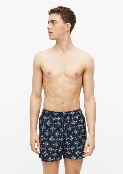 s.Oliver - male - Zwemshort met print