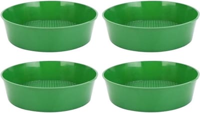 Tuinzeef Plastic - Zandfilter Gereedschap - Zand En Steen Zeven - Uniform Gaasontwerp - 20.6 x 20.6 cm - Groen