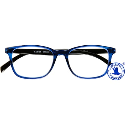 Leesbril I Need You +1.00 dpt Lucky blauw-zwart