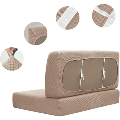 RV Eethoek Kussenhoezen Jacquard Stretch RV Eethoek Stoelhoezen Wasbare Loveseat Slipcovers voor RV Camper Auto Bankzitten 1 Set
