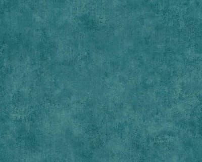 BLAUW GROEN GEWOLKT BEHANG - AS Creation Sumatra