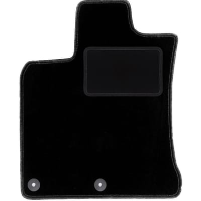 Bestuurdersmat zwart voor: Nissan Qashqai I J10 crossover (2006-2013)
