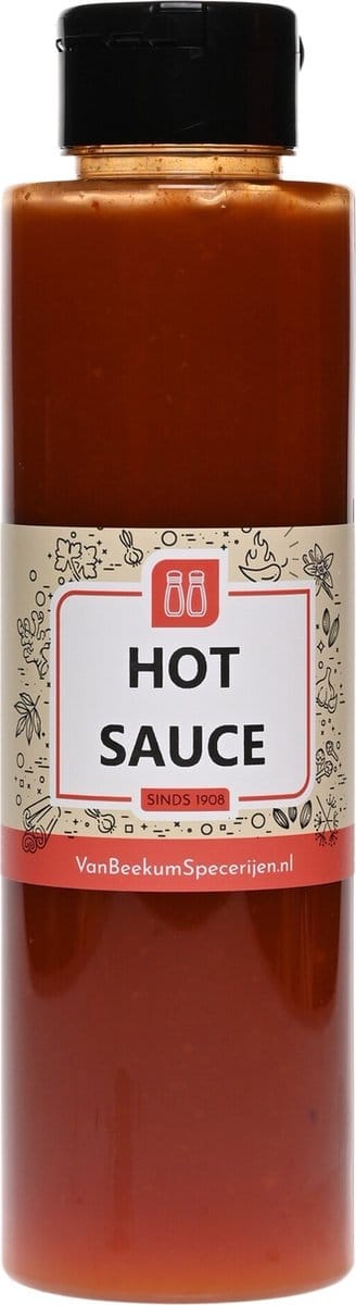 Van Beekum Specerijen - Hot Sauce - Knijpfles 500 ml