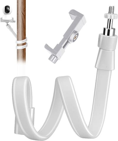 Flexibele Bevestiging voor Babycamera, Universele Houder voor Babyfoons, Vouwbare Steun voor Baby Monitor, Geschikt voor Kinderbedden en 1/4" Draad