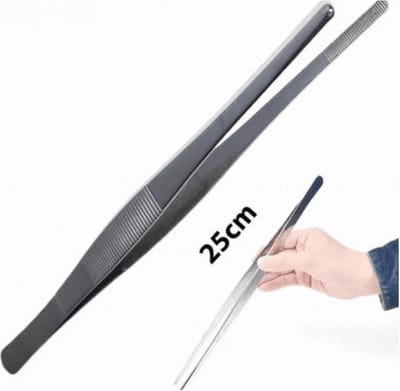 Lang Pincet - Recht - 25cm - RVS
