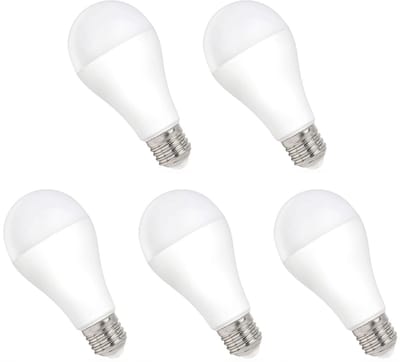 Spectrum LED Lamp E27 15W - 230V - 1600 Lumen - 6000K Koud wit - Helder daglicht - Energiezuinig - 5 stuks