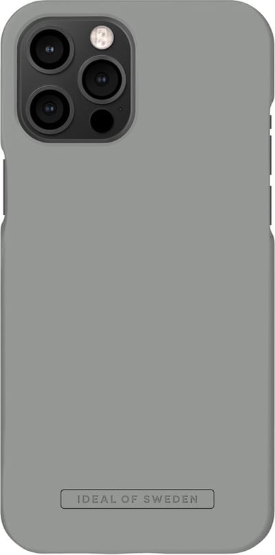 iDeal of Sweden Hoesje Geschikt voor iPhone 12 Pro Max - iDeal of Sweden Seamless Case Backcover - grijs
