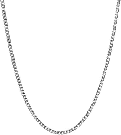 STEEL & BARNETT - Ketting Heren - Minimal - Grijs - Verstelbaar