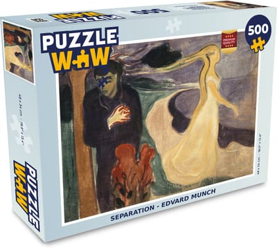 Puzzel Separation - Edvard Munch - Legpuzzel - Puzzel 500 stukjes