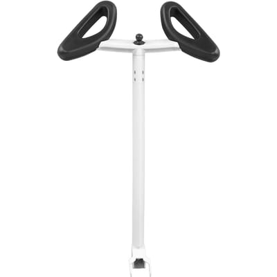 Guidon de scooter électrique auto-équilibré Alliage d'aluminium Jambe de force télescopique Guidon pour Xiaomi white