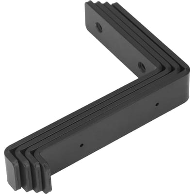 4 stuks plankdrager stevig duurzaam koolstofstaal uitsteeksel ontwerp brede toepassing decoratieve plankdrager gray