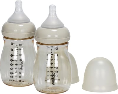 We-Too Standaardfles PPSU - 260 ml - Oatmeal - 2-pack