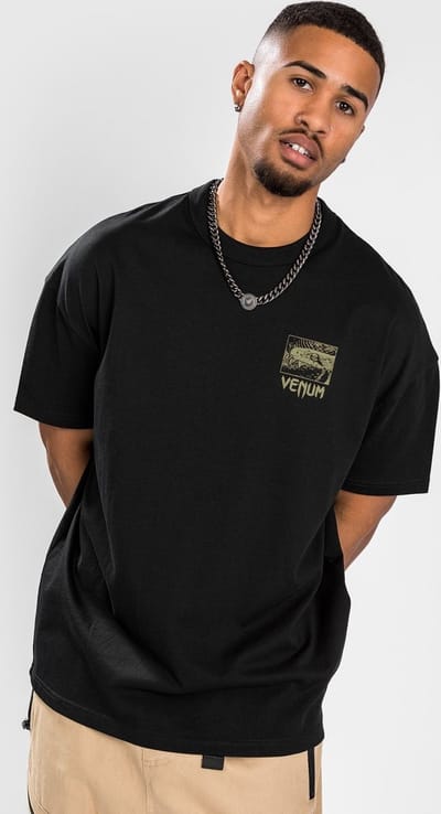 Venum Fangs T-shirt Oversized Pasvorm Zwart - S