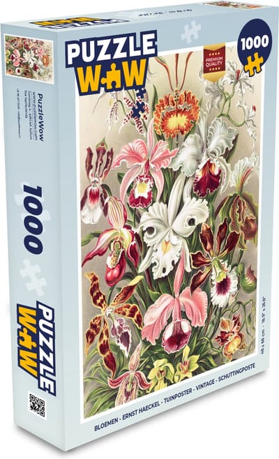 Puzzel Bloemen - Ernst Haeckel - Vintage - Orchidee - Legpuzzel - Puzzel 1000 stukjes volwassenen