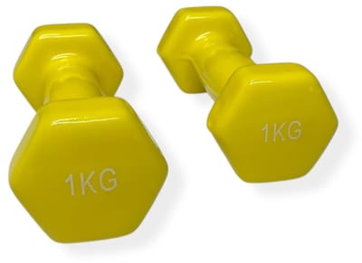 Padisport Dumbell Vinyl - Dumbells 1 Kg - Halter - Gewichten Set Halters - Gewichten 1 Kg - Gewichten
