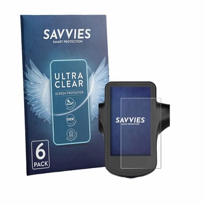 Savvies - Screenprotector voor Tezeus C6T - Folie Beschermfolie transparant 6 Stuks