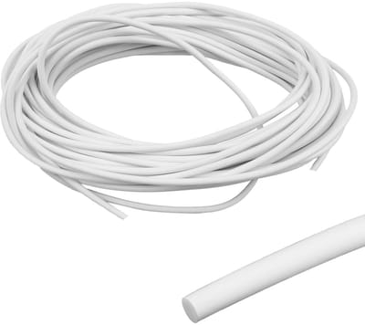 10 Meter Silicone Foam Sealing Strip - Ø 4mm Ronde Afsluitstrip voor Deuren, Ramen en Muren, Geluidsisolatie en Temperatuurbehoud