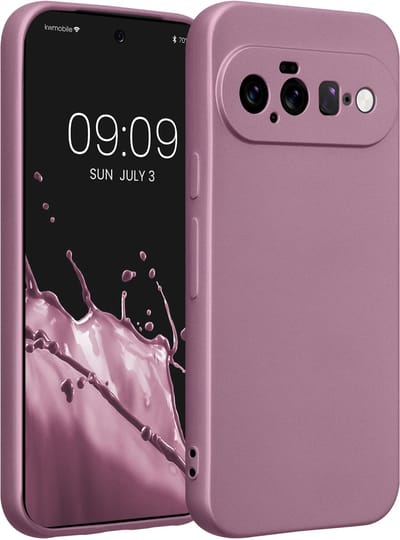 kwmobile metallic telefoonhoesje van TPU - geschikt voor Google Pixel 11 - Flexible case voor smartphone - In metallic lila