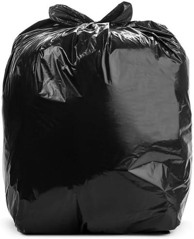 Sterke, zwarte vuilniszakken 45-60 Liter - 1,2 MIL dik - 500 stuks - voor zwaar afval en bouw