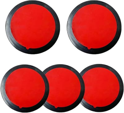 Zelfklevende Pads - Tape Cirkels - Dashcam Houder - Hittebestendig Dubbelzijdig - 73mm Diameter - Zwart