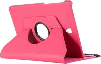 Tablet Hoes Case Cover voor Samsung Galaxy Tab S4 2018 10,5 inch model T830 / T835 - 360° draaibaar - Donker roze