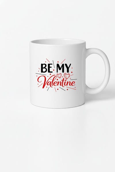 Valentijn Mok 'BE MY Valentine' - Romantisch Cadeau voor Liefde & Valentijnsdag
